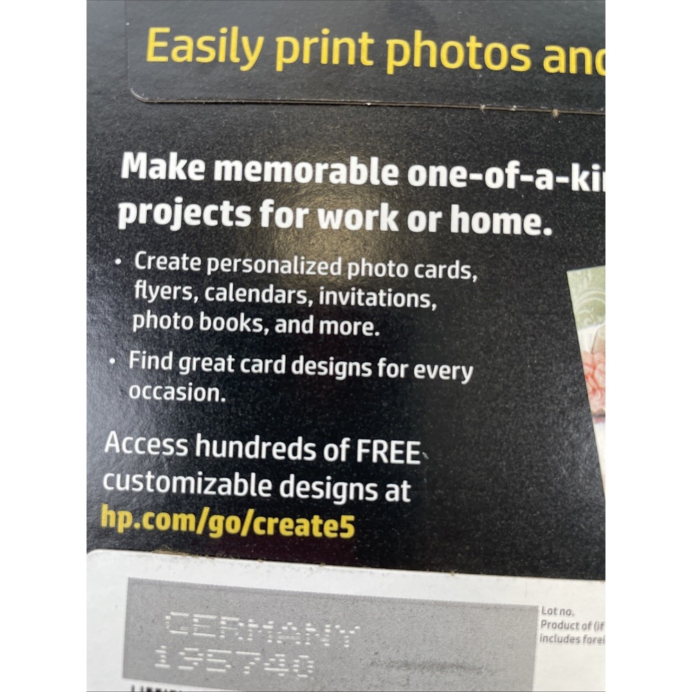 HP Inkjet Printer Glossy Photo Card Picture Paper Pack / NEW - Picture 7 of 8